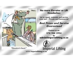 Elevator and Lift Repairs and Maintenance