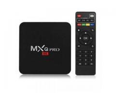MXQ Pro 4K Android TV Boxes with 5G Wifi - Fully Loaded