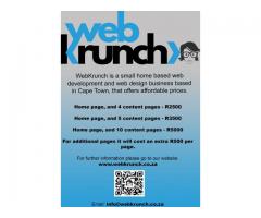 Webkrunch - We will develop and design your website
