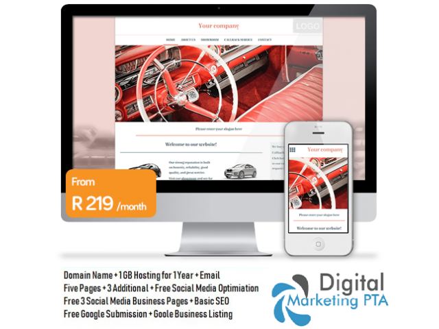 Freelance Website Design for R2000 | Website Design Johannesburg