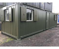 32x10ft Anti-Vandal Site Office / Site Cabin / Canteen / Partitioned / Firerated