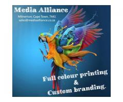 Custom Branding & Full colour printing