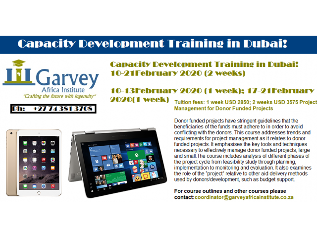 Capacity Development Training in Dubai!