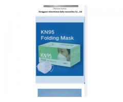 KN 95 respirator and 3 ply disposable  masks
