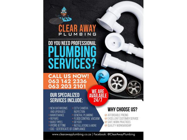 Clear Away Plumbing & Drain Cleaning